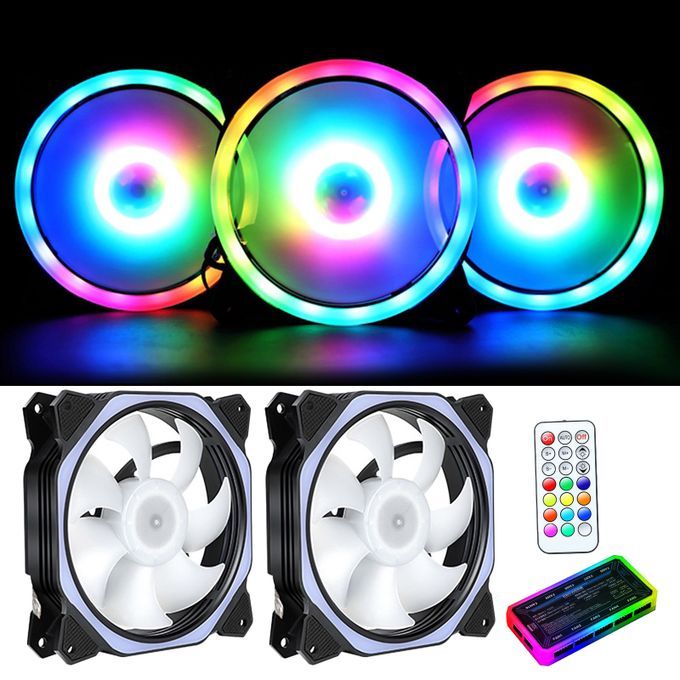 Computer Quiet PC Case Fan Sealed Bearing Adjustable Speed For Set B