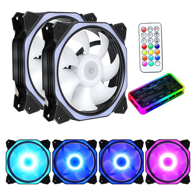 Computer Quiet PC Case Fan Sealed Bearing Adjustable Speed For Set B