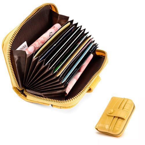 Women's Card Holder Purse Small PU Leather Coin Short Wallet