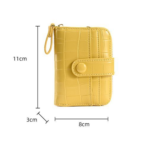 Women's Card Holder Purse Small PU Leather Coin Short Wallet