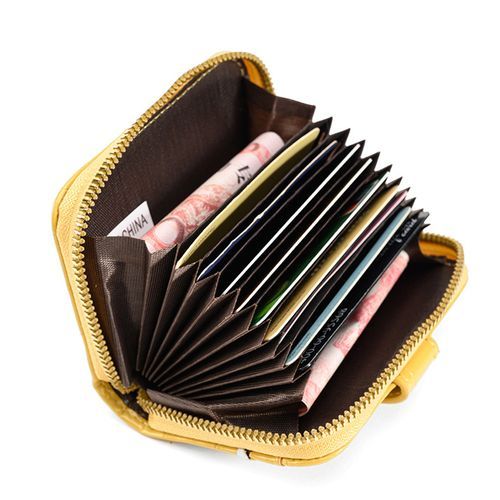 Women's Card Holder Purse Small PU Leather Coin Short Wallet