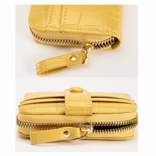 Women's Card Holder Purse Small PU Leather Coin Short Wallet
