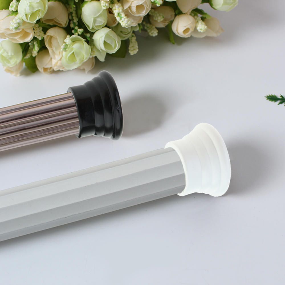 Draperies Finials  11inch Hole  Curtain Rod End Cap 2 Pack White