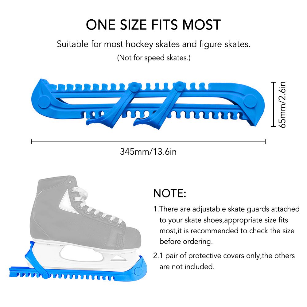 1 Pair Sports Blade Guards Skate Guards Ice Skate Blade