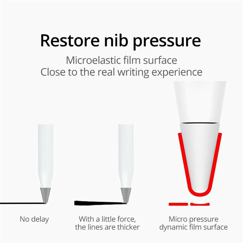 8Pcs Silicone Nib Cover Non-slip Replacement Stylus Pen Tip