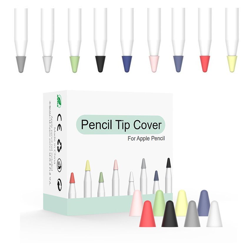 8Pcs Silicone Nib Cover Non-slip Replacement Stylus Pen Tip