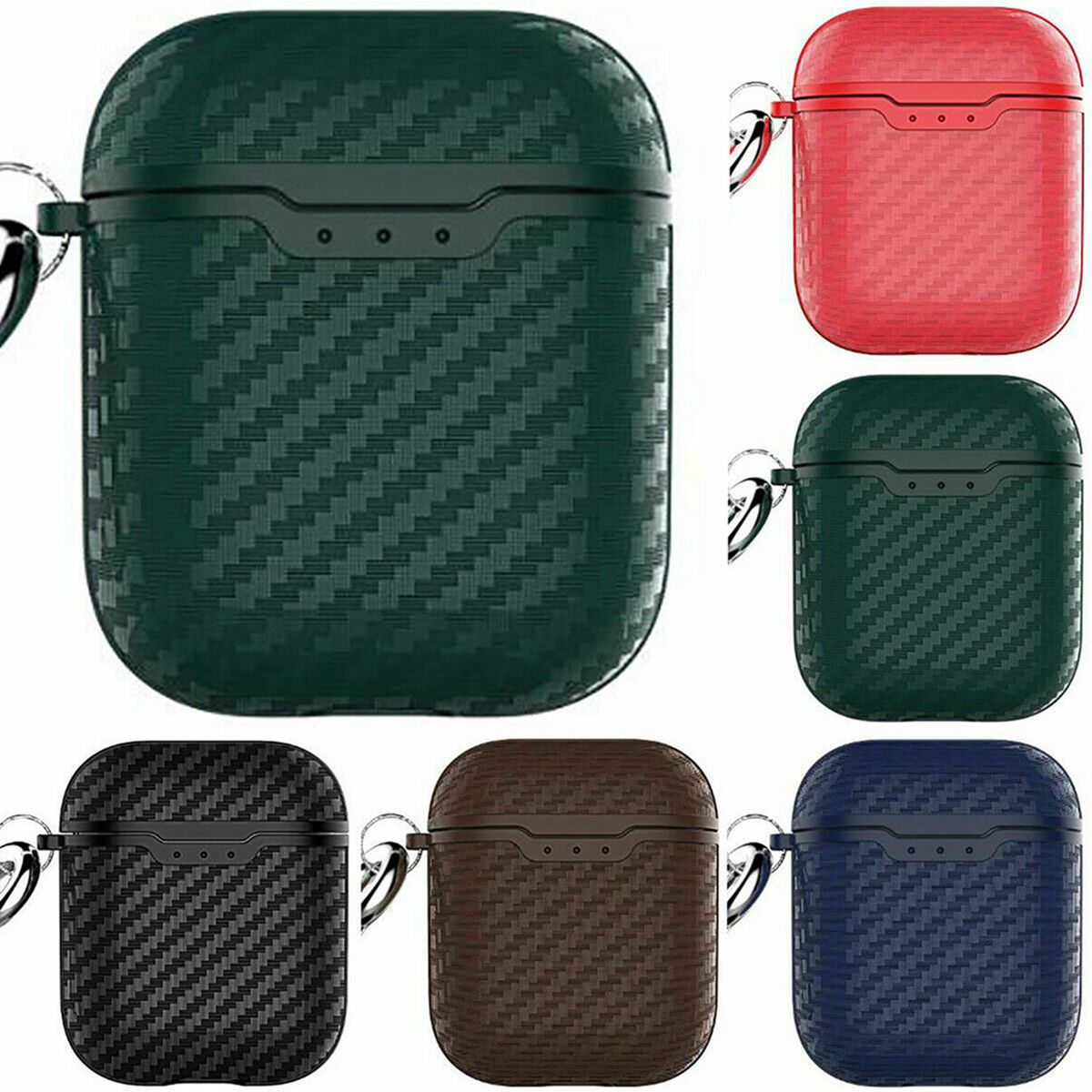 Carbon Fiber Protective Box Silicone Protective Cover