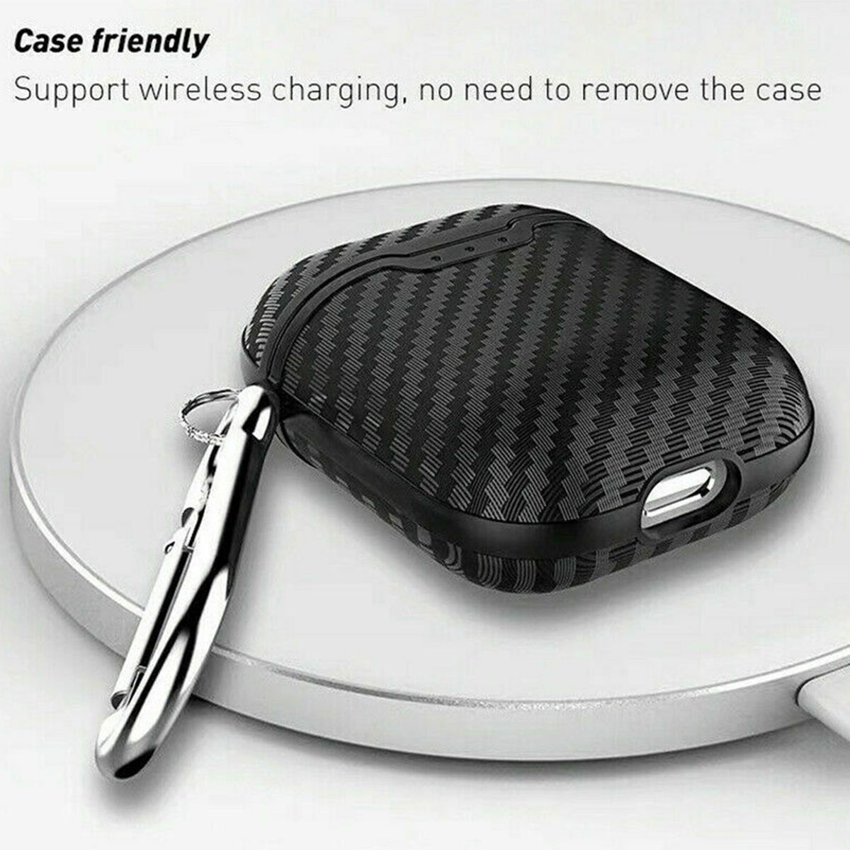 Carbon Fiber Protective Box Silicone Protective Cover
