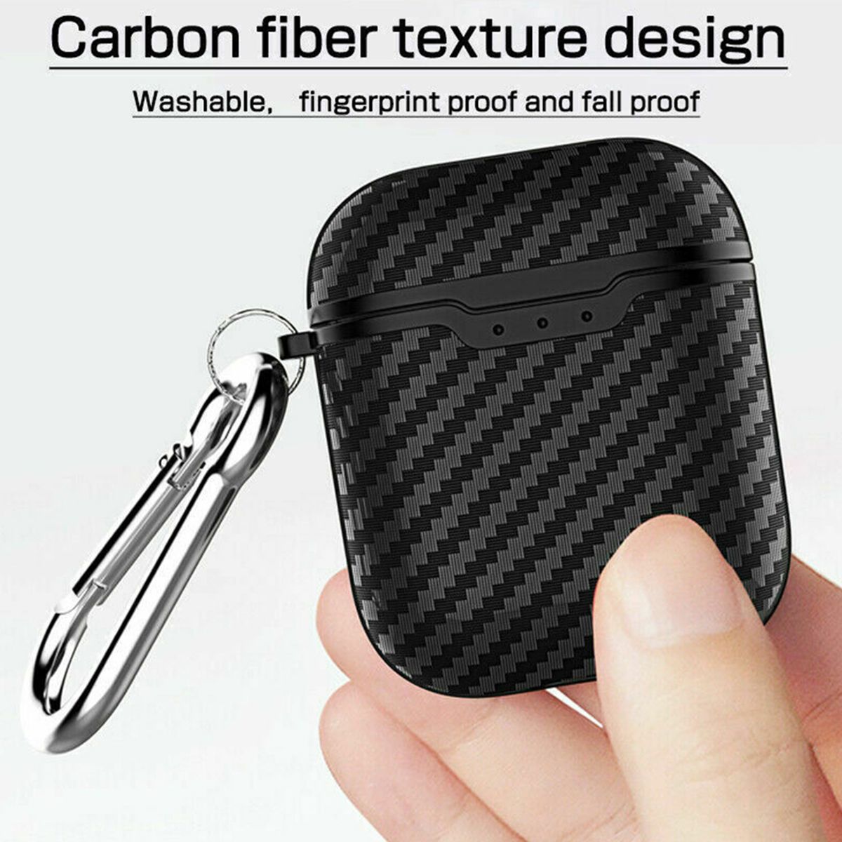 Carbon Fiber Protective Box Silicone Protective Cover