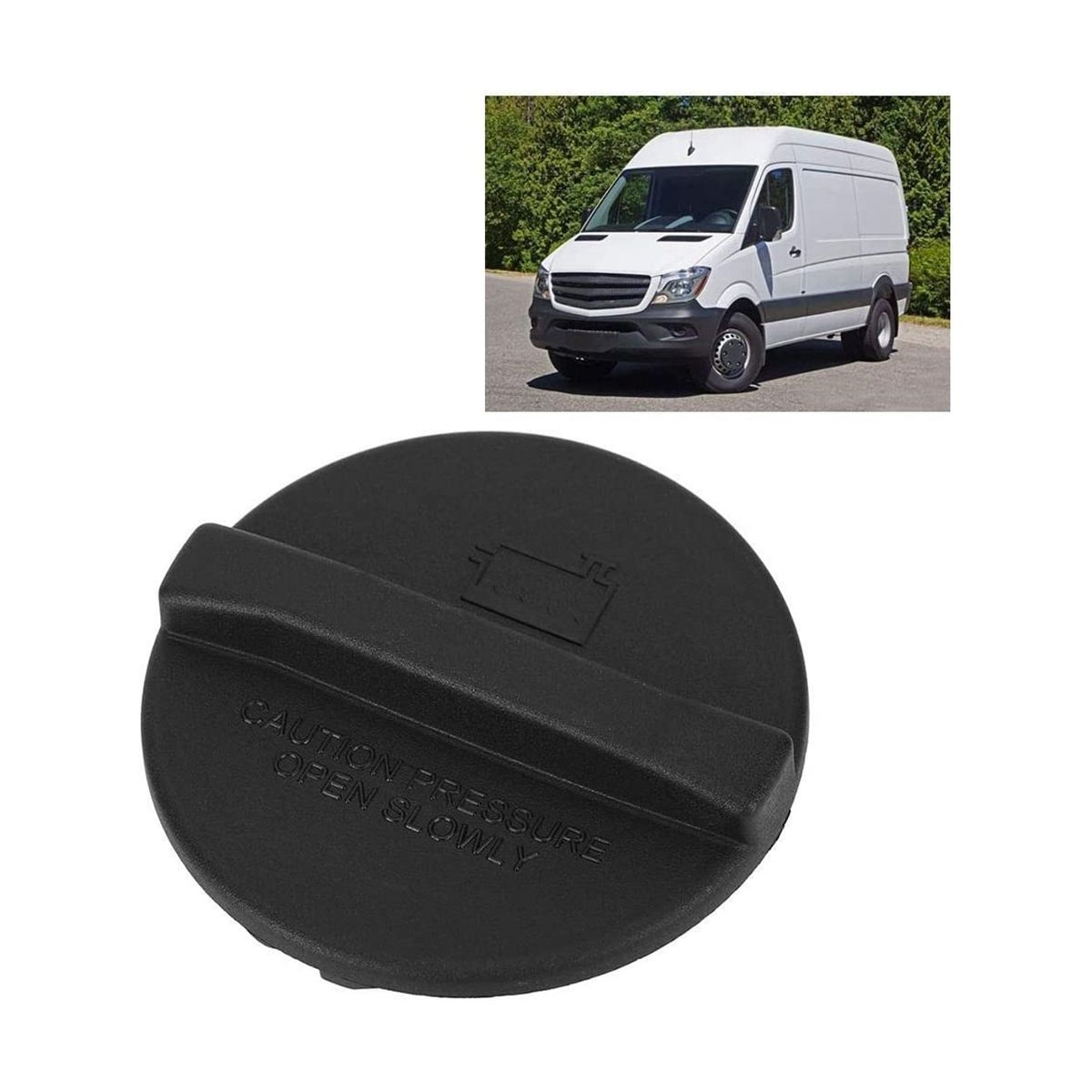 Engine Radiator Expansion Tank Cap Cover for Mercedes-Benz