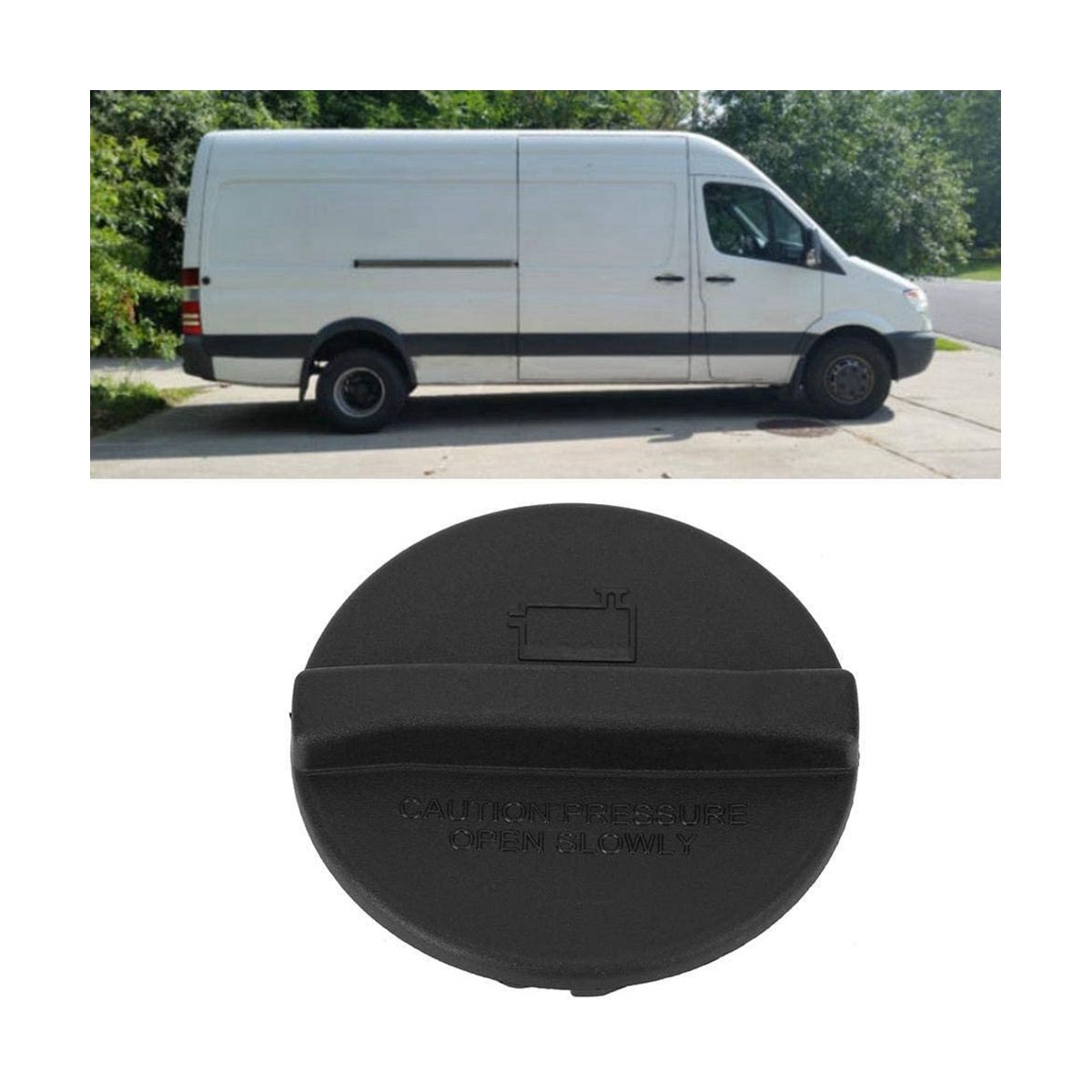Engine Radiator Expansion Tank Cap Cover for Mercedes-Benz