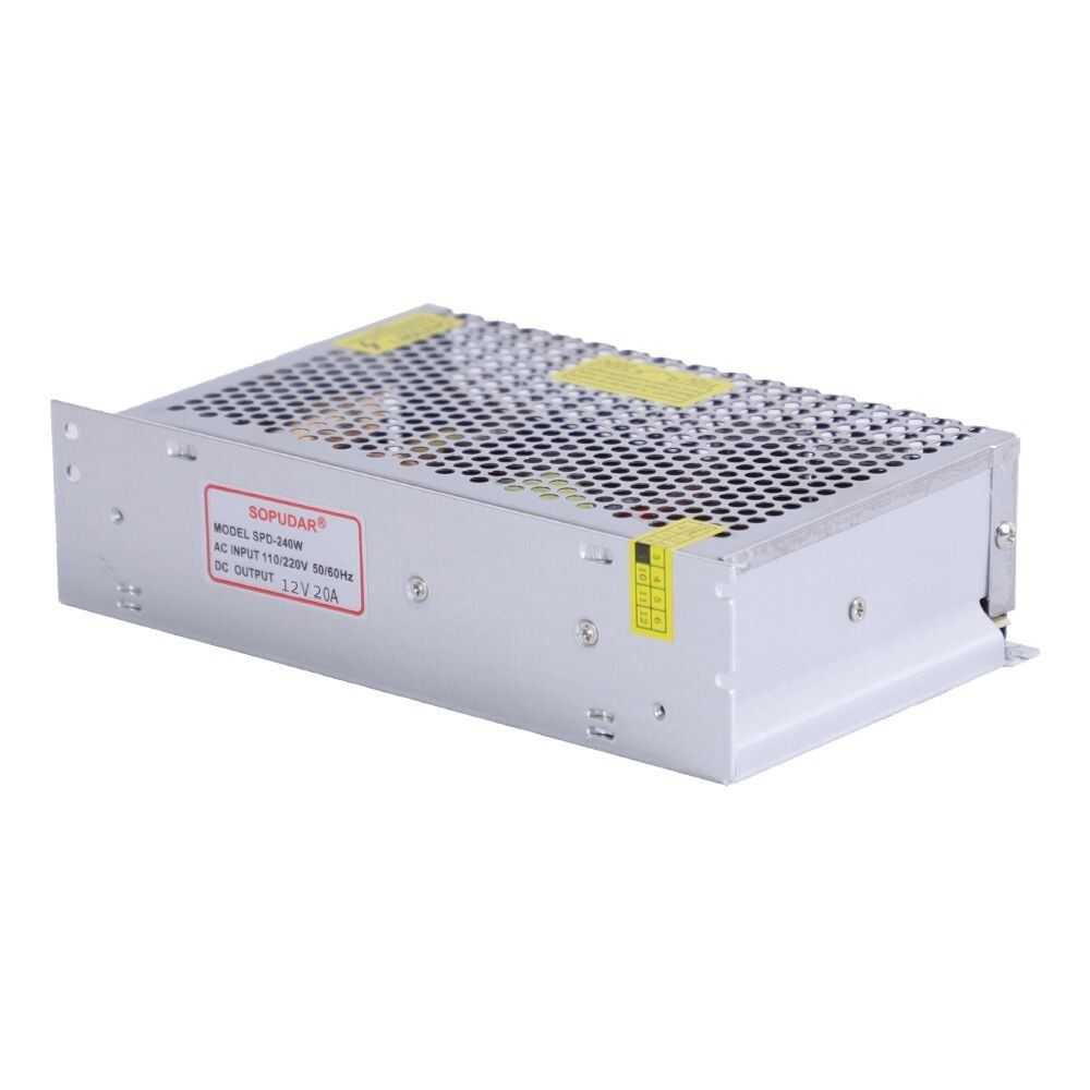 AC 110V/220V To DC 12V 240W 20A Switching Power Supply