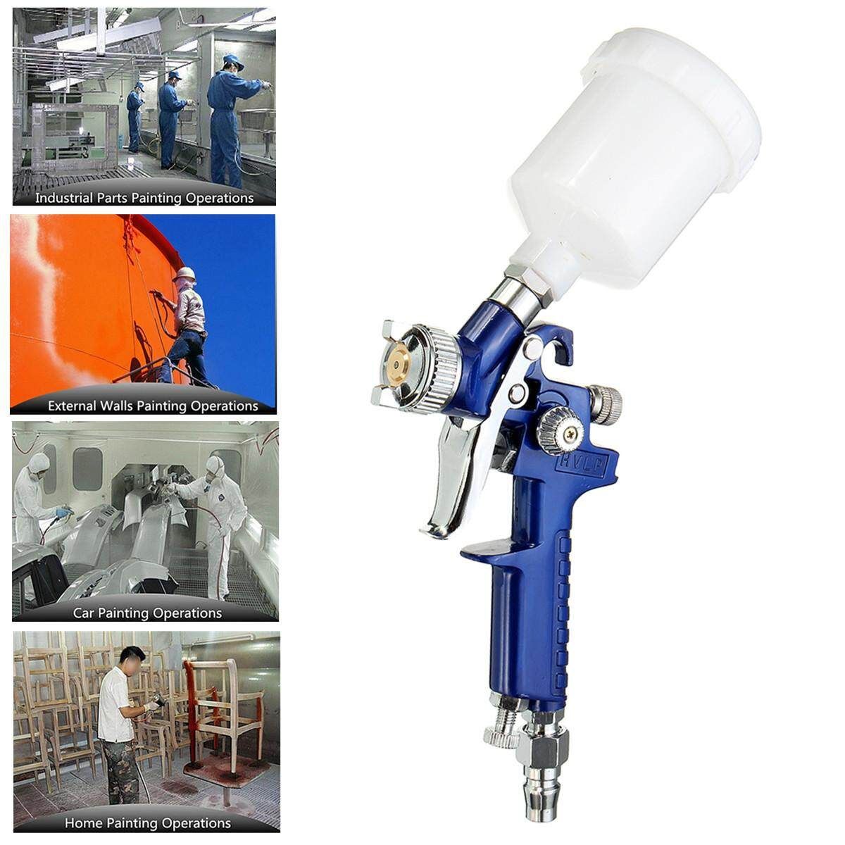 1.0mm HVLP Air Spray Paint Machine Kit Set Gravity Car Auto Feed Tool Nozzle 1.0mm