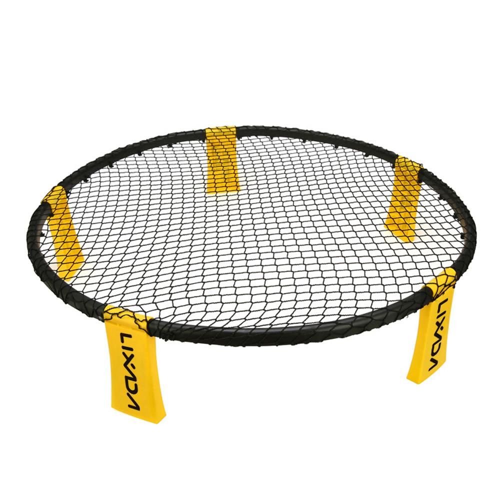 Mini Beach Volleyball Spike Game Balls Set Outdoor Team Sports Lawn Fitness Equipment Net With 3 Balls