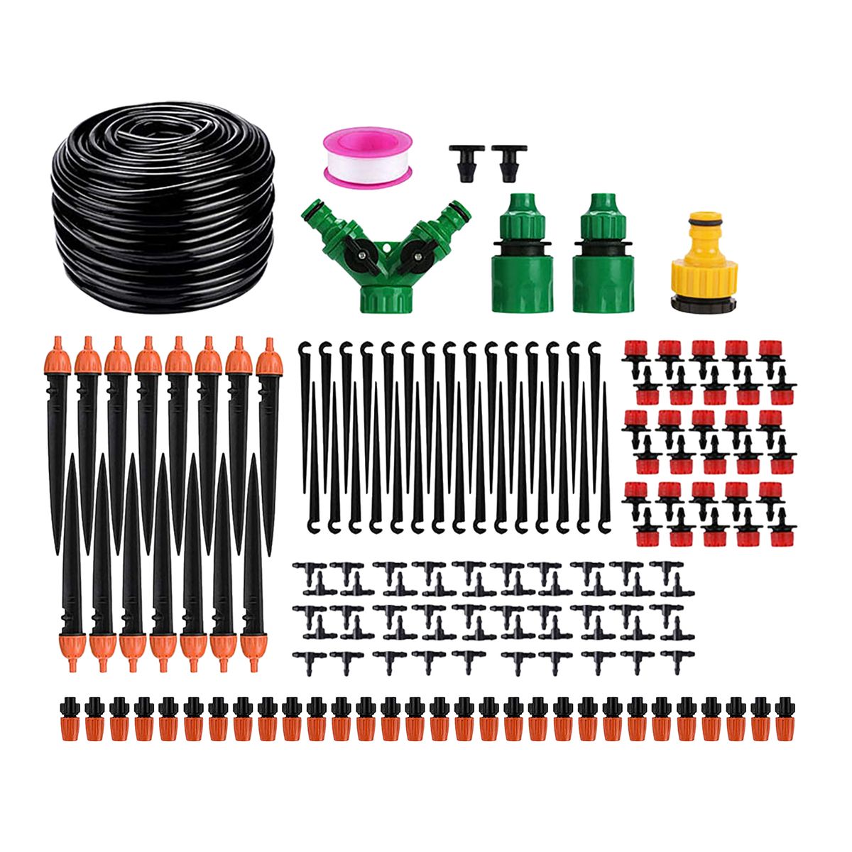 164FT DIY Drip & Misting Irrigation Kit With Hose