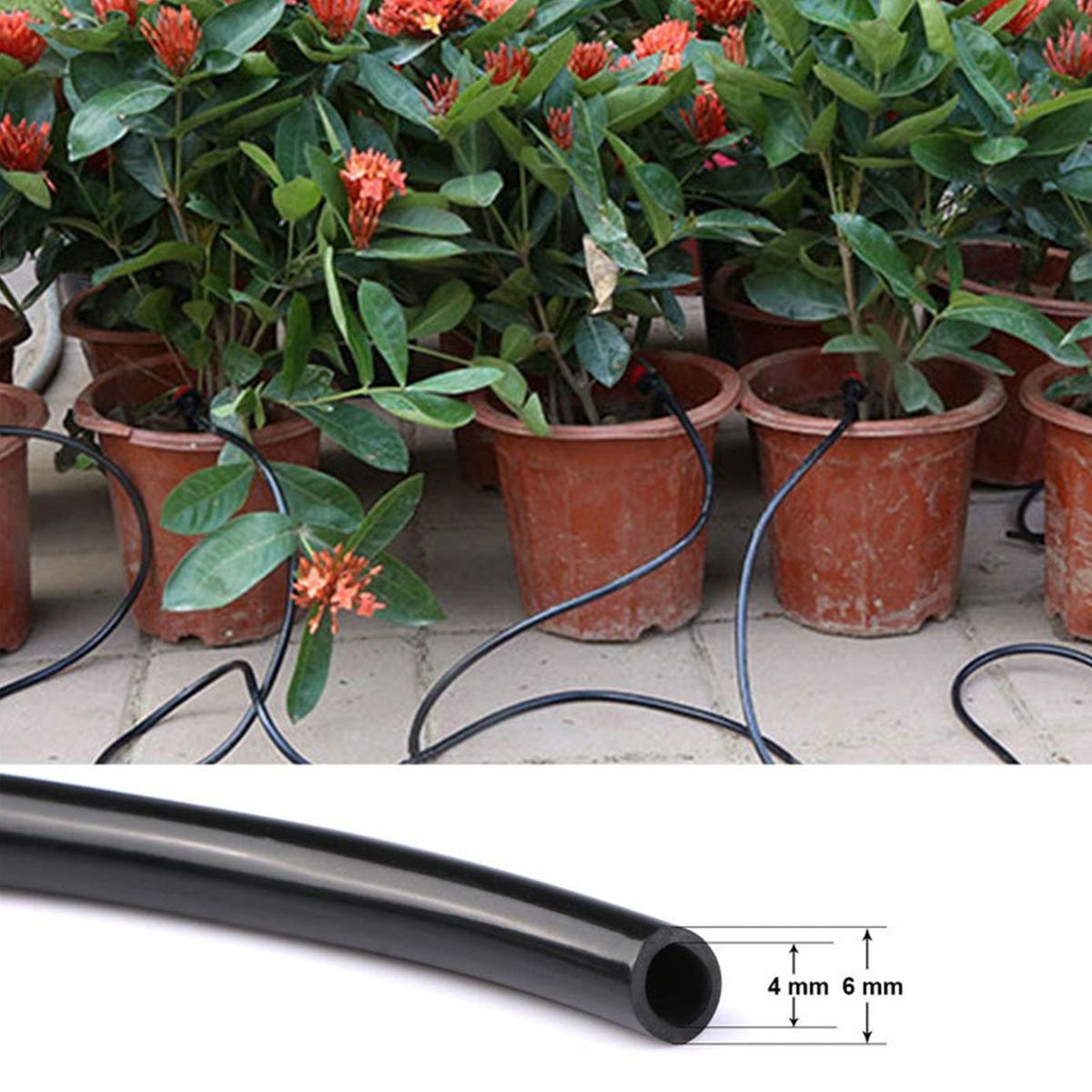164FT DIY Drip & Misting Irrigation Kit With Hose