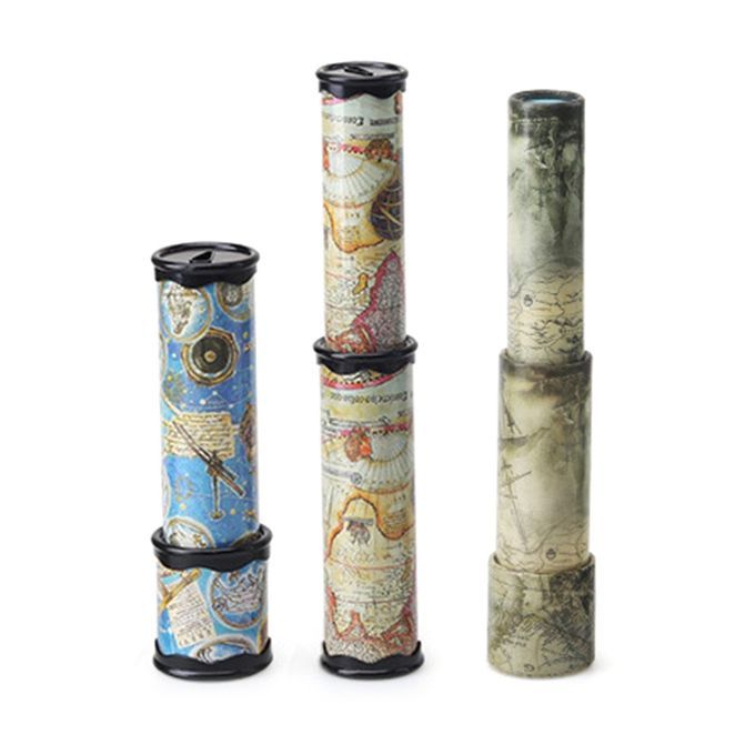 DM Magic Plastic Kaleidoscope Kids Children Educational Toy Fancy Colored World-random