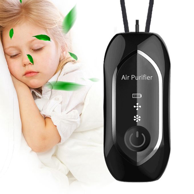 Personal Air  Necklace Wearable Portable USB Lonic Black