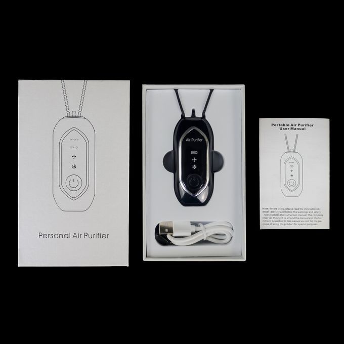 Personal Air  Necklace Wearable Portable USB Lonic Black