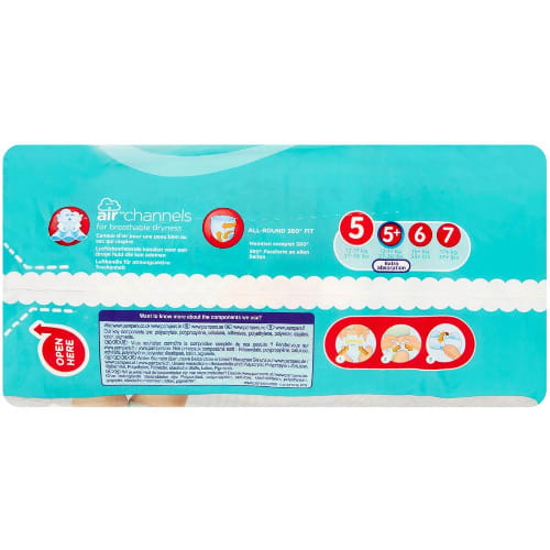 Baby-dry Nappy Pants  -Size 5 - 33 Counts
