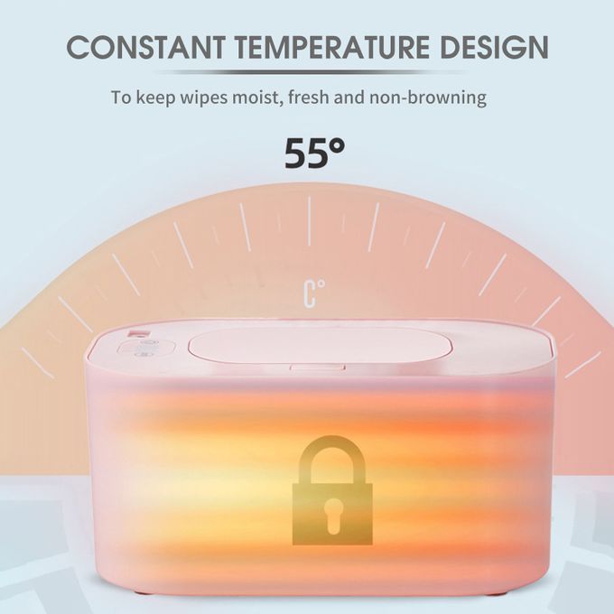 USB Baby Wet Wipe Warmer 3 Temperature Modes Diaper Wipe