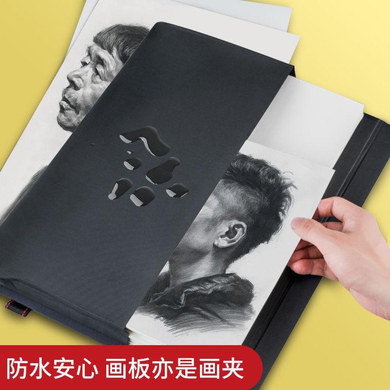 Sketchpad 4 K8K with Pocket Nature Sketch Board with Clip Folding Sketch Board A4 Waterproof Writing Board Artboard Easel Storage