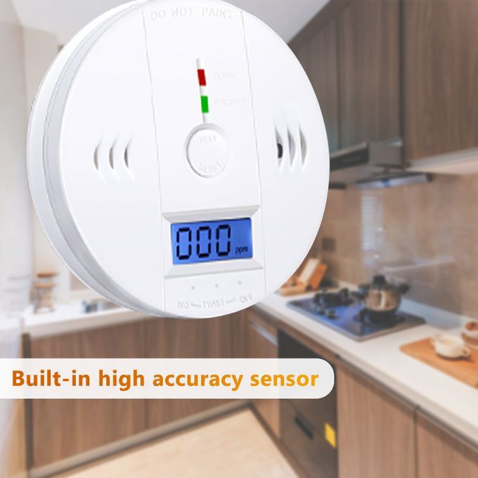 Carbon Monoxide Alarm Detector CO Alarm Detector Powered By