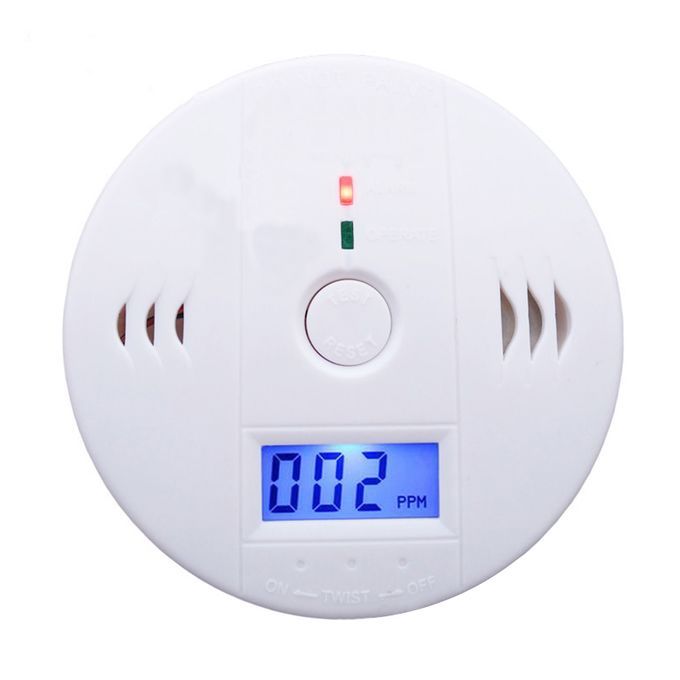 Carbon Monoxide Alarm Detector CO Alarm Detector Powered By