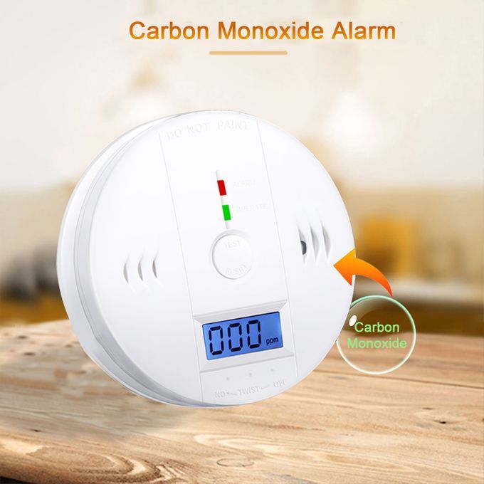 Carbon Monoxide Alarm Detector CO Alarm Detector Powered By