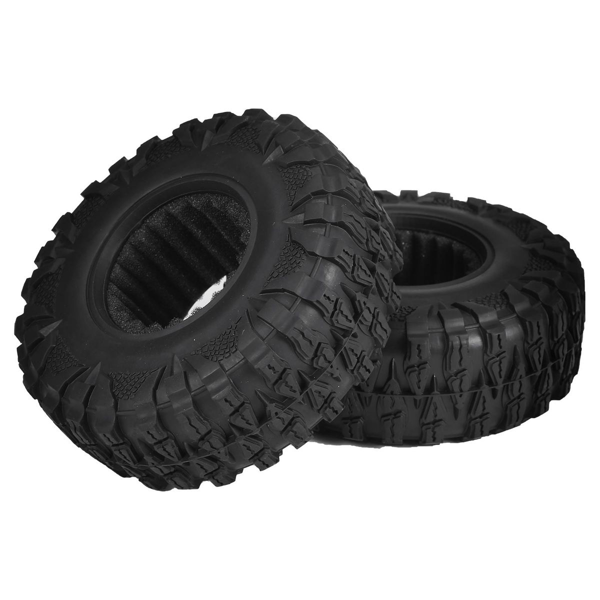 4PCS Crawler RC Tires RC Crawler Rubber Tires Compatible with Traxxas Hsp Redcat Rc4wd  Axial scx10 D90 Hpi RC Car