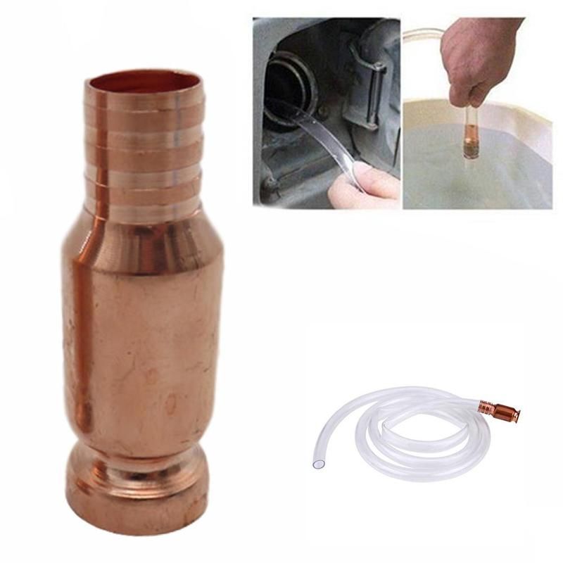 1 Pcs 19mm Copper Siphon Liquid Transfer Pump Self
