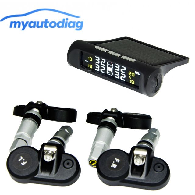 Real Color Display Solar Power Tpms Wireless Tire Pressure