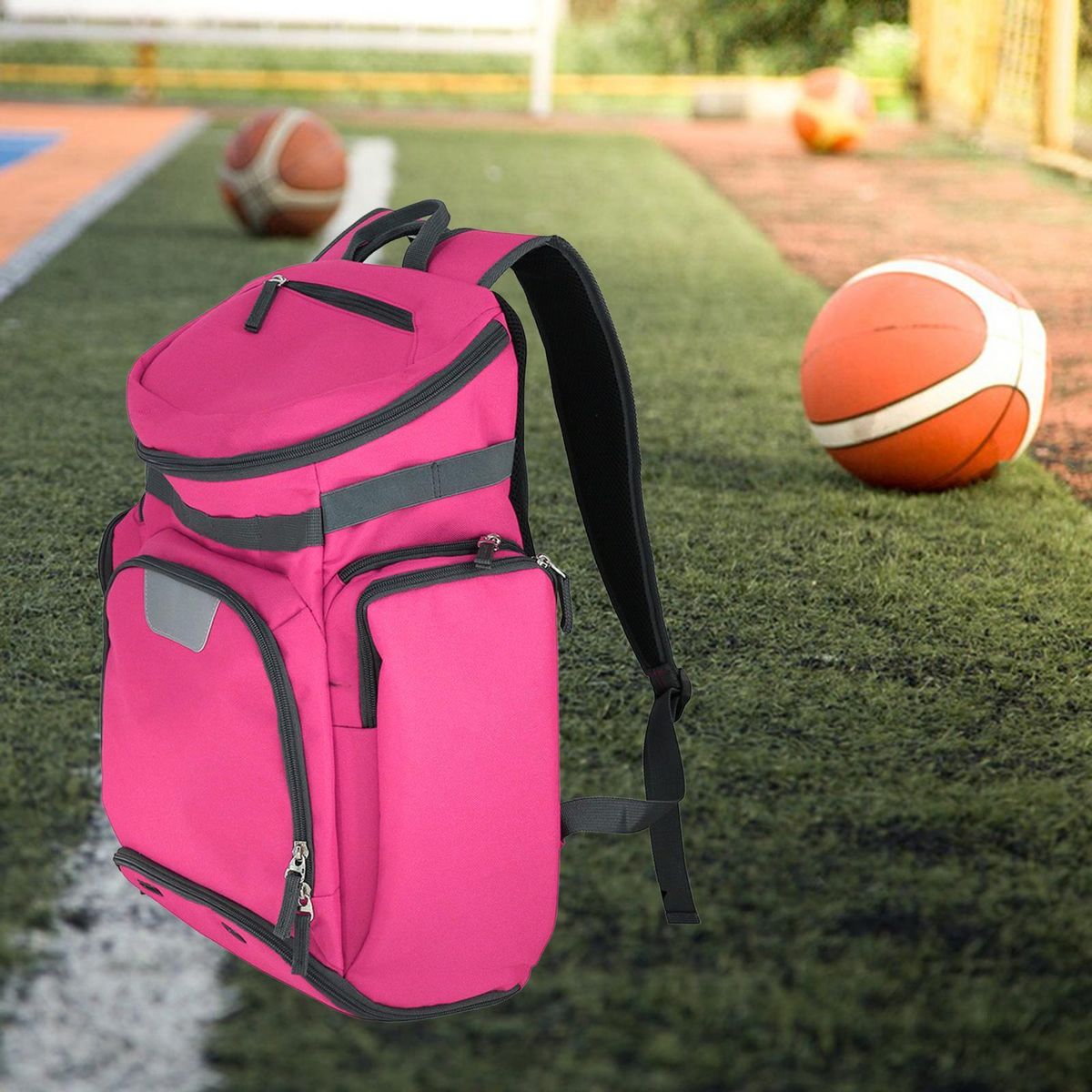 Basketball Backpack Bag  Antirip Fabrics  Red