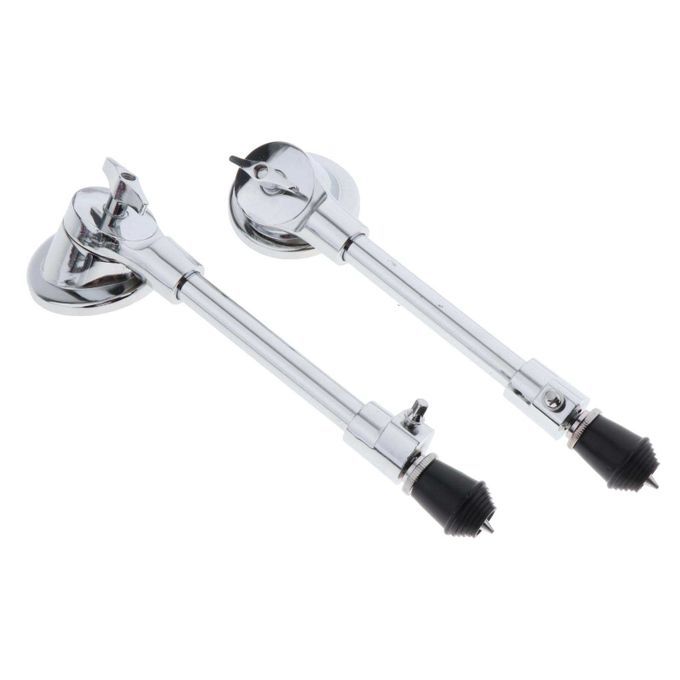 2Pcs Drum Aluminum Legs Skid-proof Anti-Rust Bass Drum Round Head