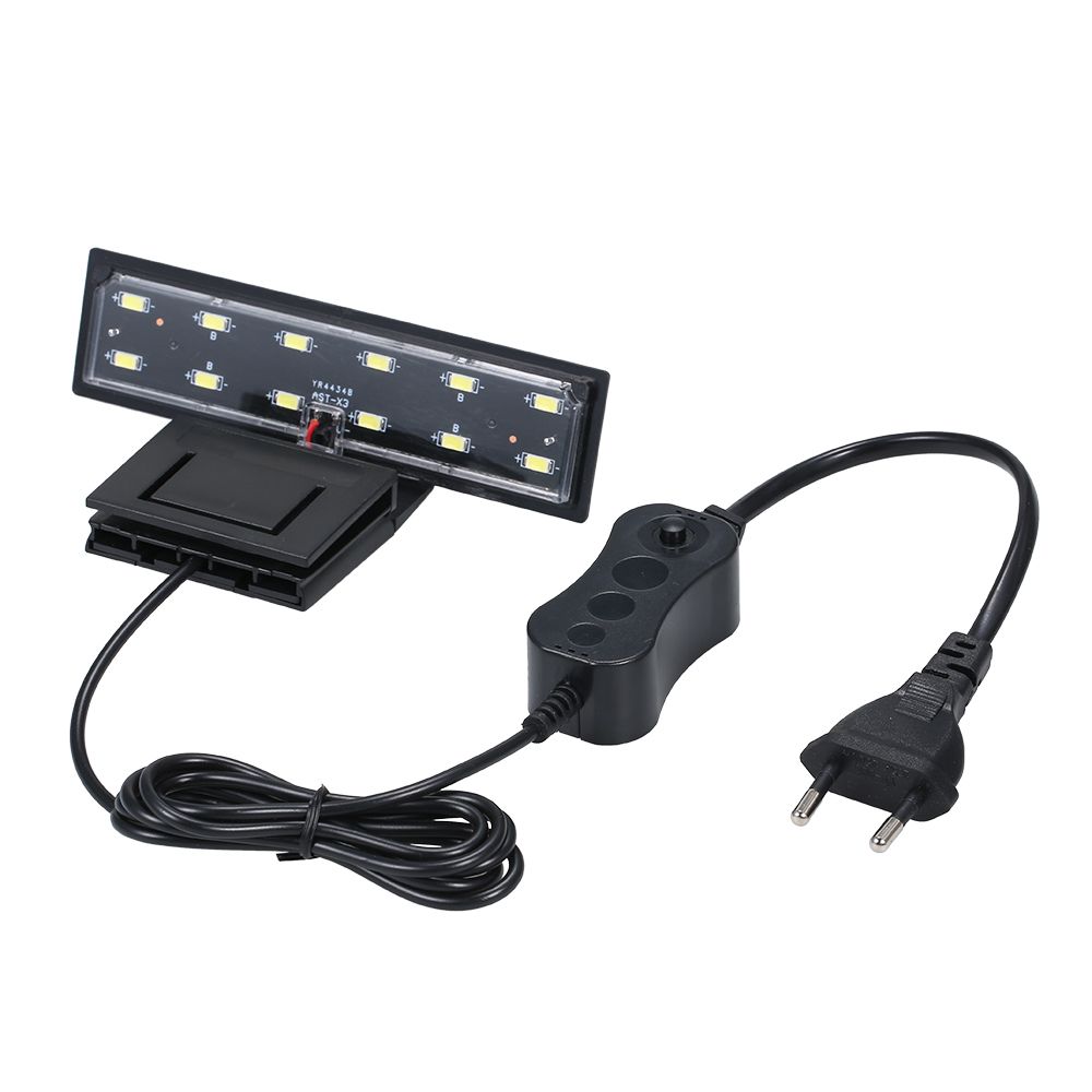 AC220V 5W 12 LED Aquarium Light Fish Jar Lamp White Light