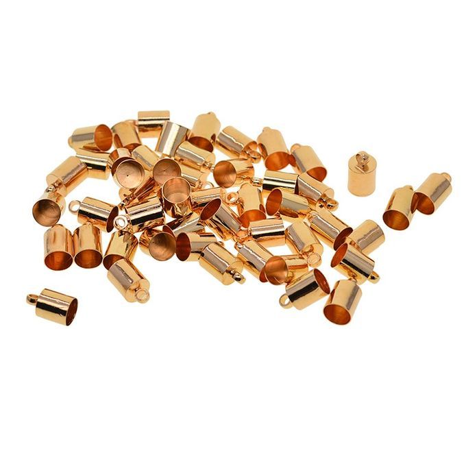 50 Pieces Pearls Tassel Brass Material For Made Bracelet Light Gold