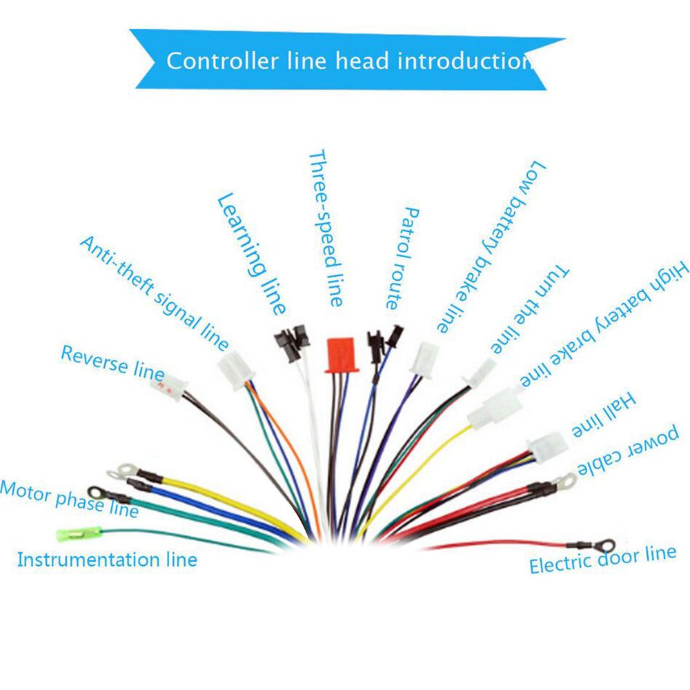 36-48V 1500W 35A Controller For Electric Bicycle E-bike