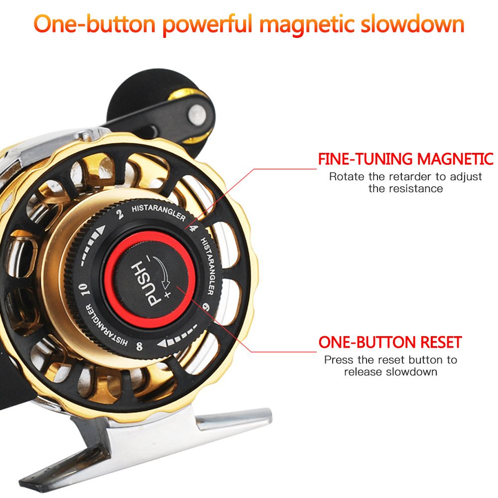 Automatic Wire Spread 10+1 BB Fly Fishing Reel Aluminum