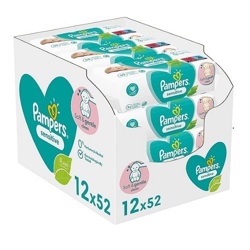 Sensitive Baby Wipes- 624 Count
