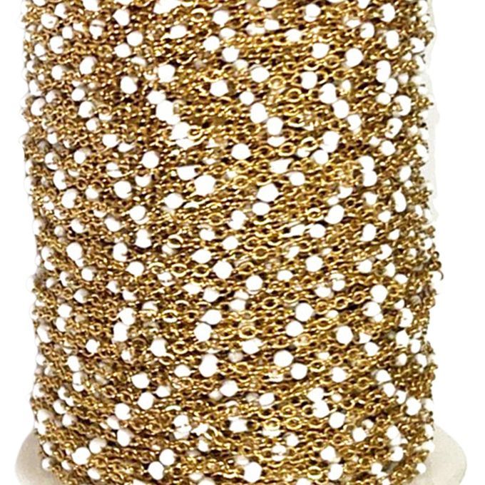 Chain Roll Men Women Pendants Chains Diy Bracelet White Gold