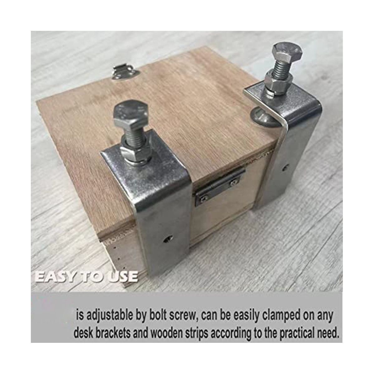 Metal Clamp Heavy Duty Clamp C Clamp Woodworking Clamp with Wide Jaw Openings 100MM 2PCS