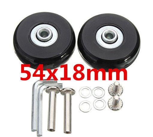Luggage Suitcase Replacement Wheels 54x18mm