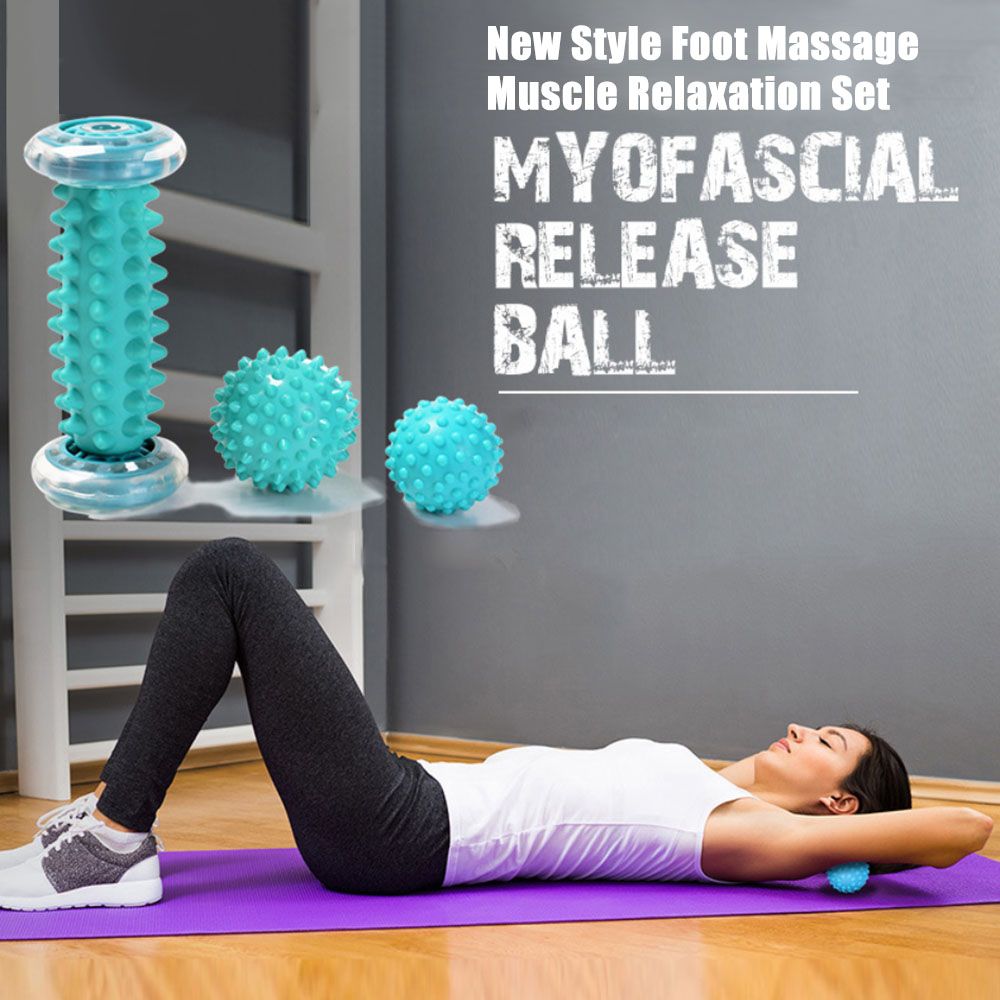 Foot Massage 3PCS Suit Muscle Idler Wheel   Ball Cover
