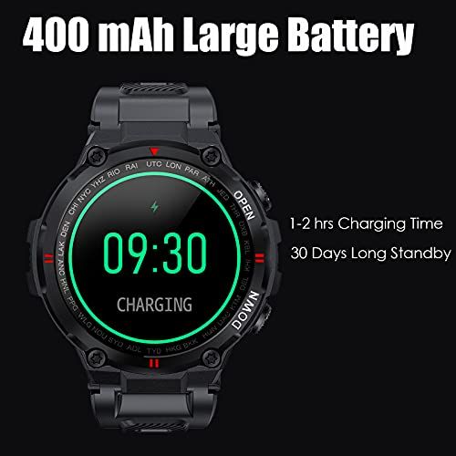 Military Smart Watch For Men Outdoor Waterproof Tactical Sma