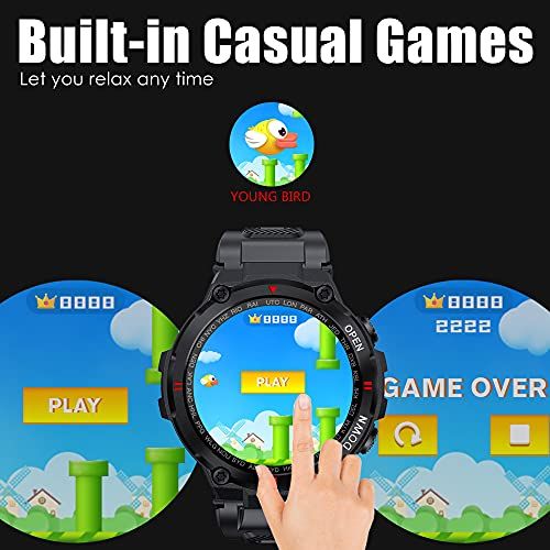 Military Smart Watch For Men Outdoor Waterproof Tactical Sma