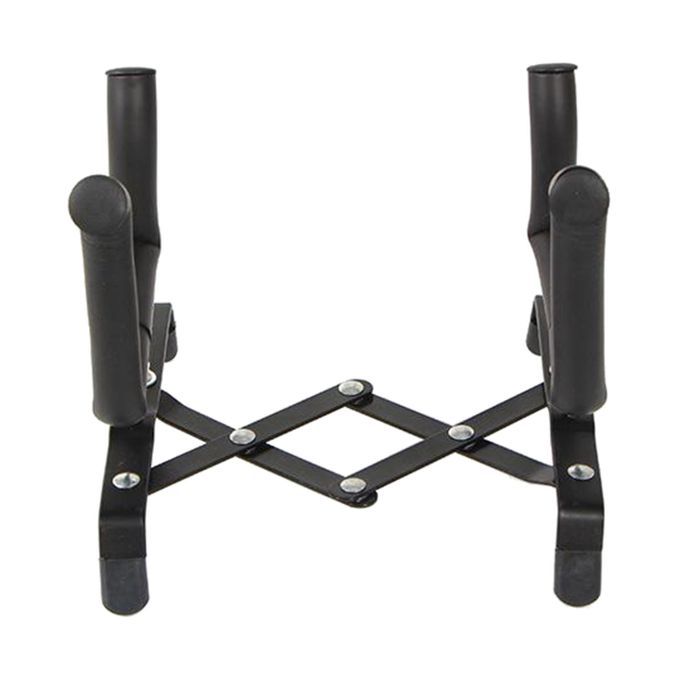 1pc Retractable Ukulele Stand Metal And Foam For Violin Support