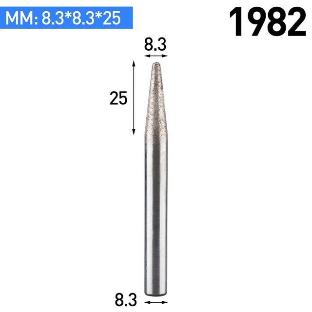 Huhao 1pc Stone Engraving Bit Stone Machine Cutter