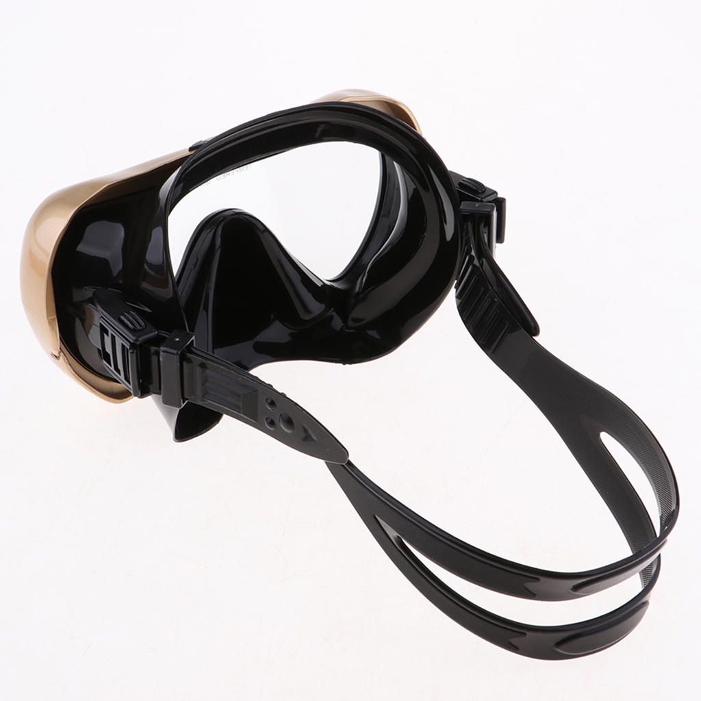 Anti Fog Diving Mask Snorkel Set Swimming  Scuba Champagne