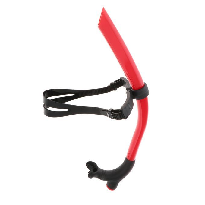 Wet Snorkel Swimmer Diving Front Comfortable Mouthpiece Pool Open Red