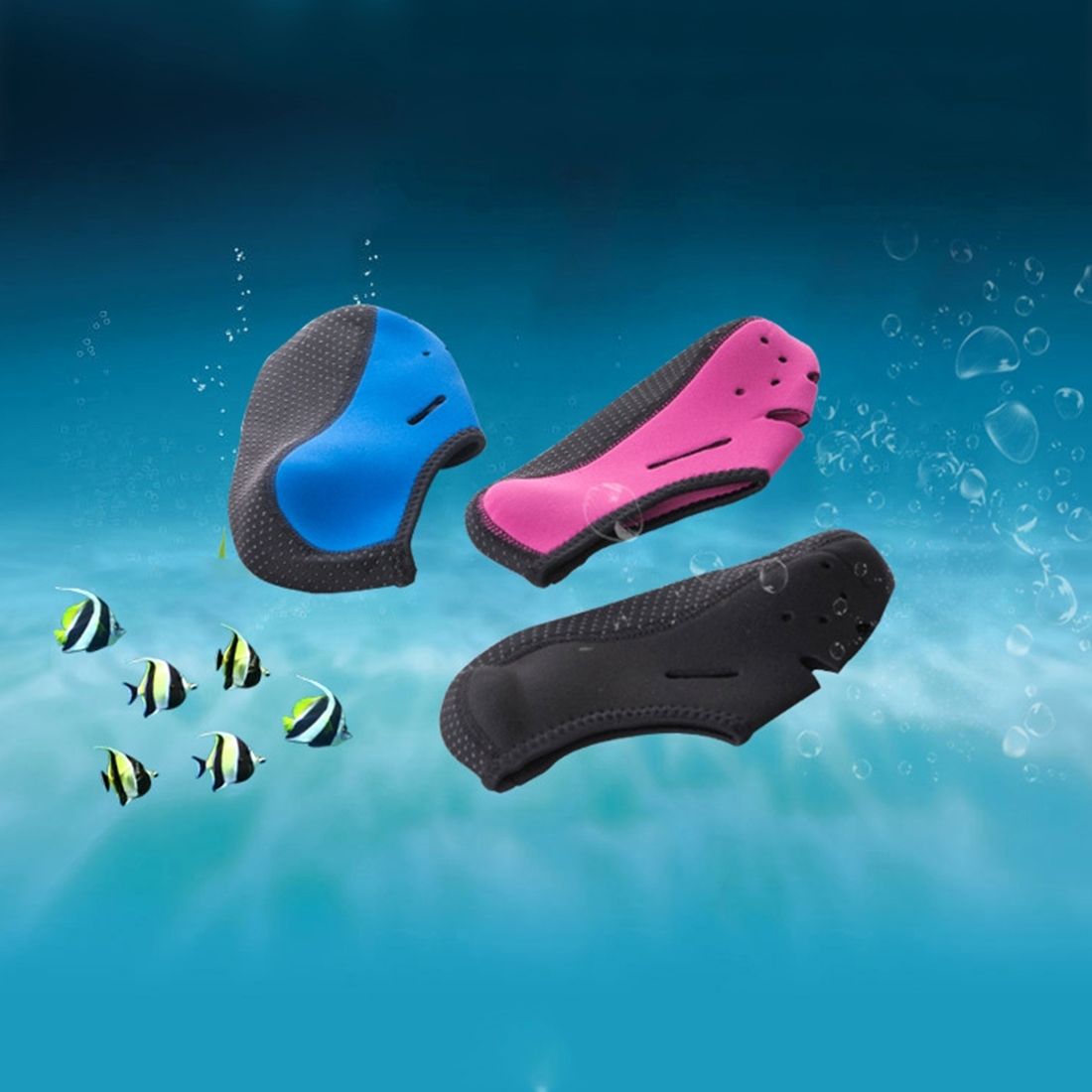 Comfortable And Anti-slip 3MM Swimming Diving Socks Breathable Water To Swim The Beach Socks Size:XXL (44)(Pink)